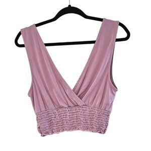 Urban Outfitters Ruched Lilac Bralette Large